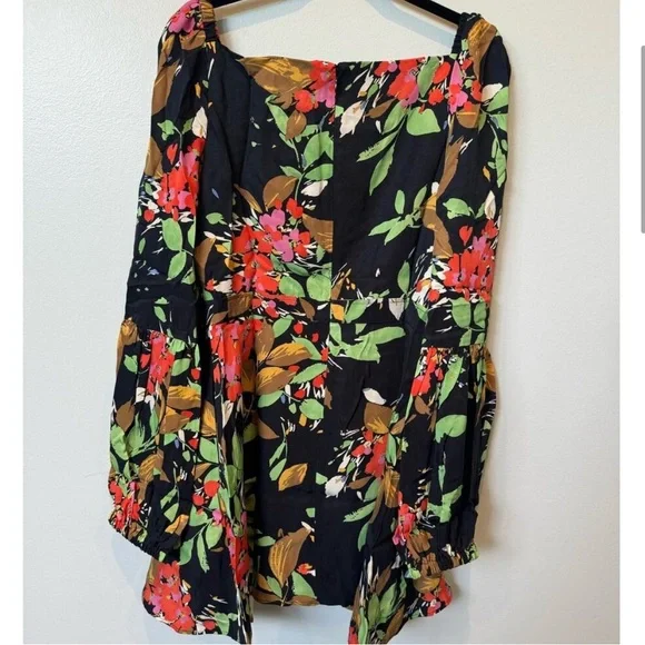 Floral Black Dress - Picture 4 of 5